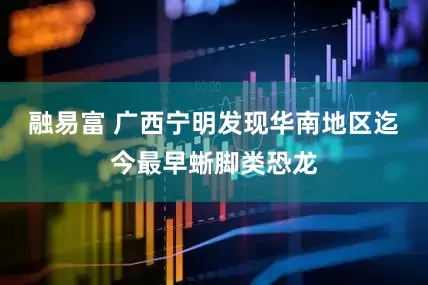 融易富 广西宁明发现华南地区迄今最早蜥脚类恐龙